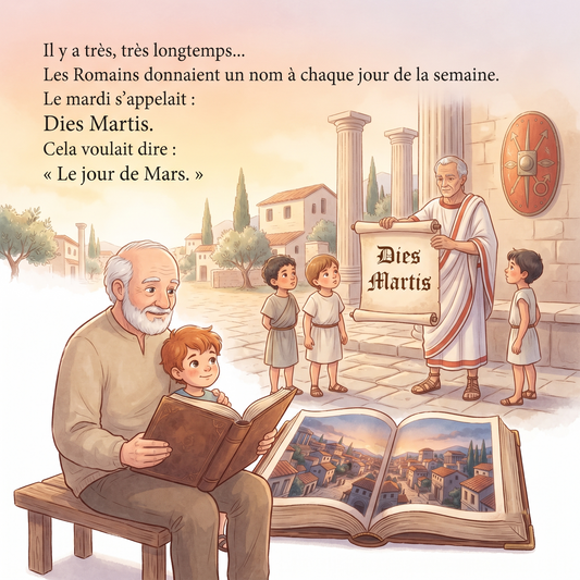 Why is Tuesday called Tuesday? (Illustrated digital book for children aged 3-8)