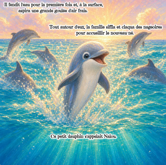 Nalou the Dolphin (Illustrated eBook for Children Ages 3-8)