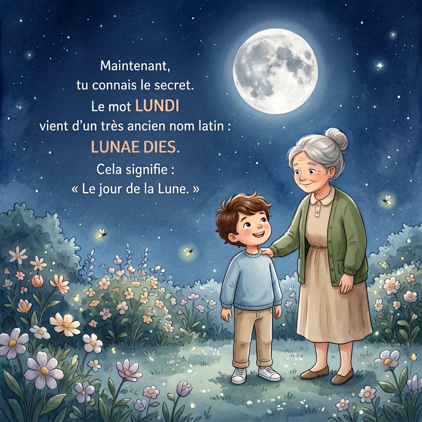 ¿Por qué el Lundi se llama Lundi? (Libro digital ilustrado para niños de 3 a 8 años)
