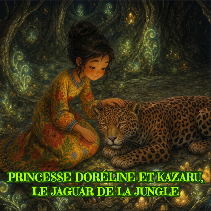 Princesse Doréline et Kazaru le Jaguar