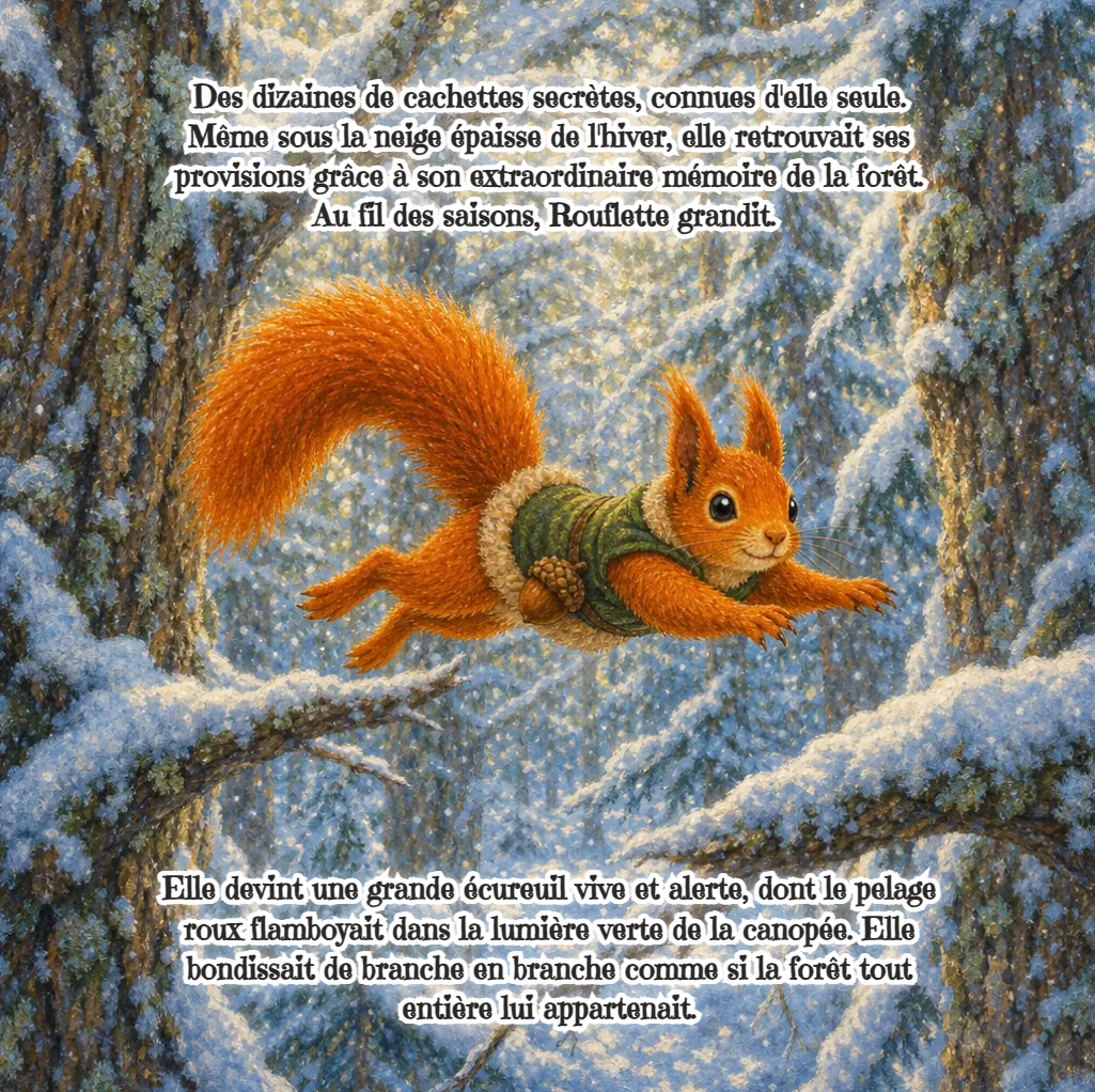 Rouflette la Ardilla (Libro digital ilustrado para niños de 3 a 8 años)