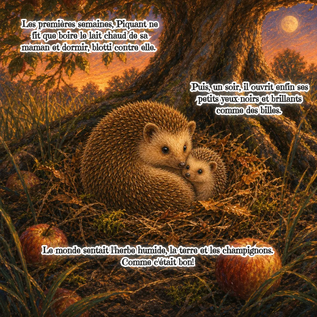 Piquant el pequeño Erizo (Libro digital ilustrado para niños de 3 a 8 años)