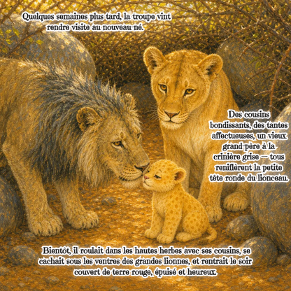 Nokko el Pequeño León (Libro digital ilustrado para niños de 3 a 8 años)