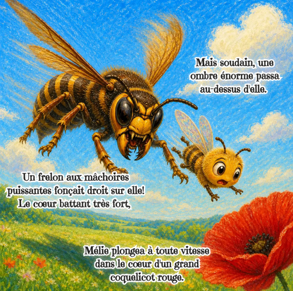 Mélie la Abeja (Libro digital ilustrado para niños de 3 a 8 años)