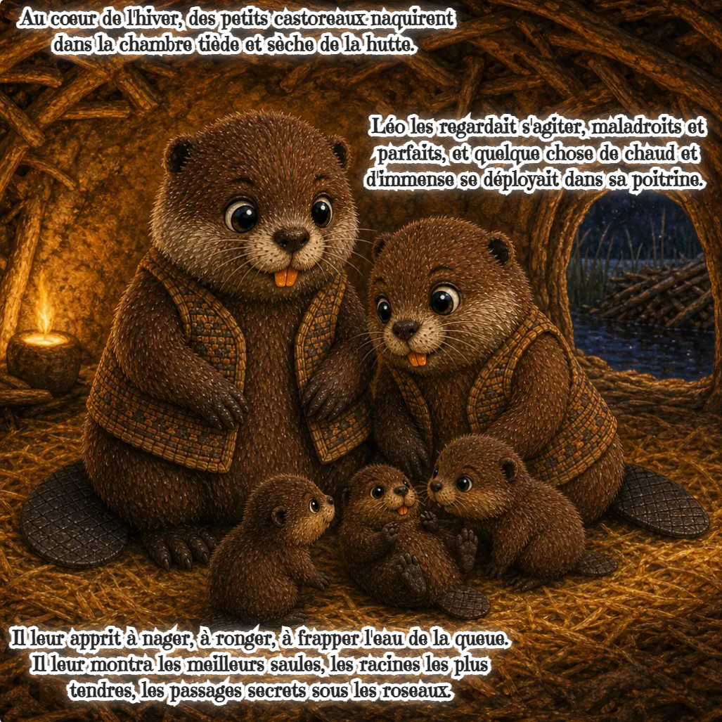 Léo el Castor (Libro digital ilustrado para niños de 3 a 8 años)