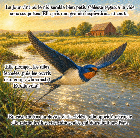 Céleste la Golondrina (Libro digital ilustrado para niños de 3 a 8 años)
