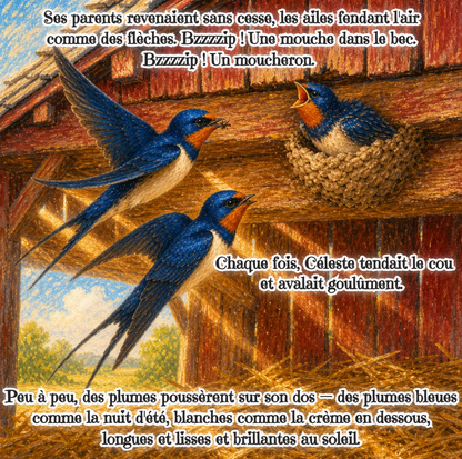 Céleste la Golondrina (Libro digital ilustrado para niños de 3 a 8 años)