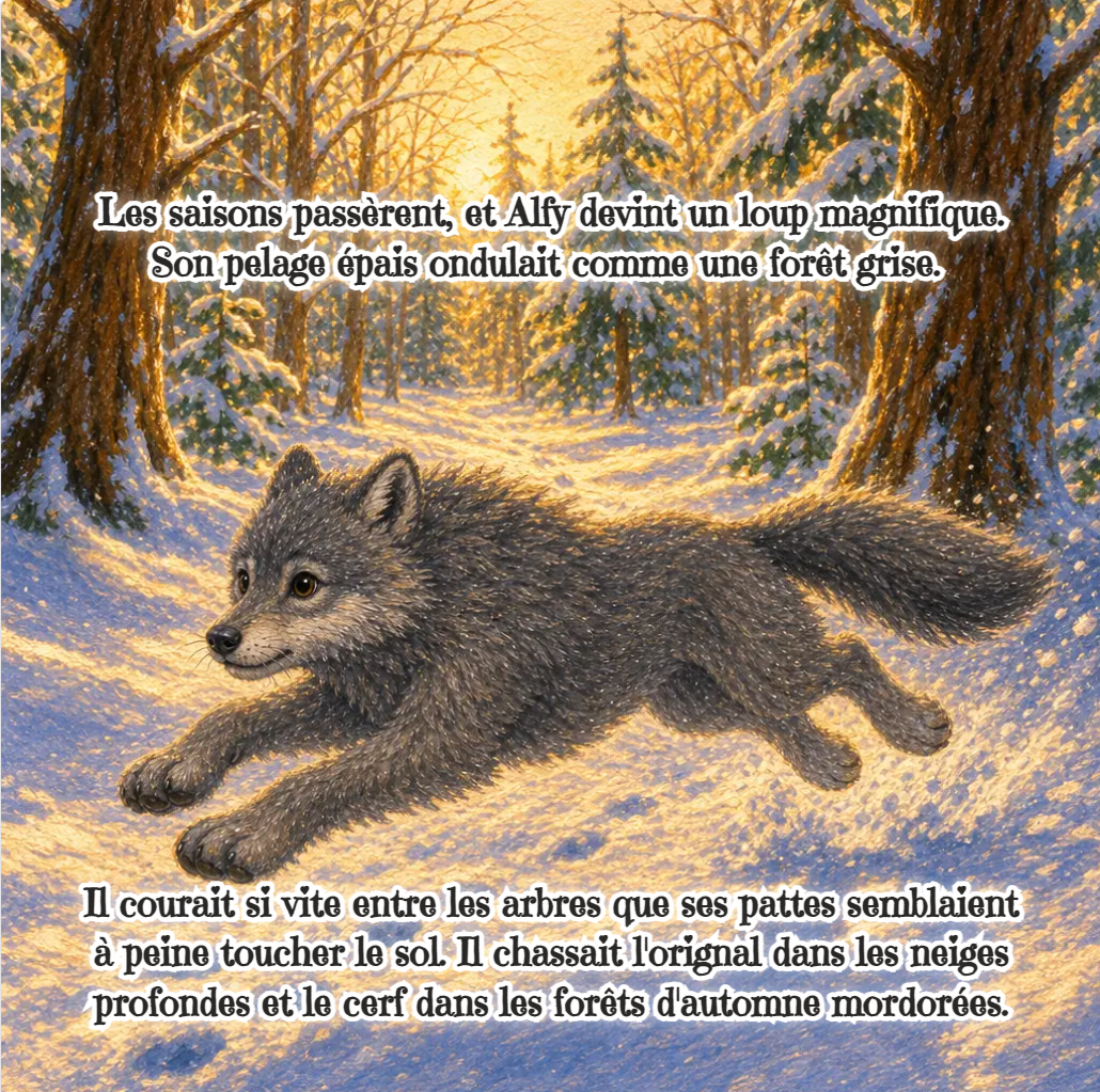 Alfy el Lobo (Libro digital ilustrado para niños de 3 a 8 años)