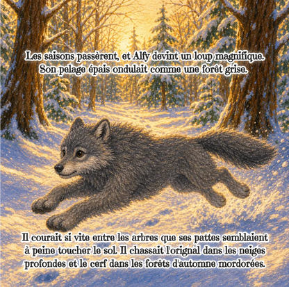 Alfy el Lobo (Libro digital ilustrado para niños de 3 a 8 años)