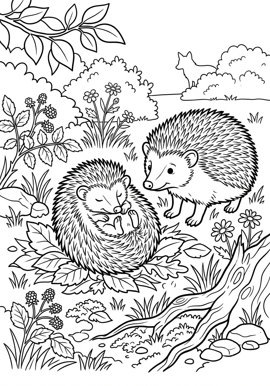 Piquant el pequeño Erizo (Libro digital ilustrado para niños de 3 a 8 años)