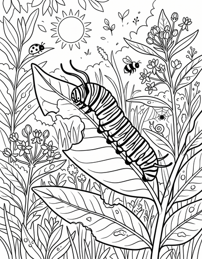 Rosalie la Mariposa Monarca (Libro digital ilustrado para niños de 3 a 8 años)