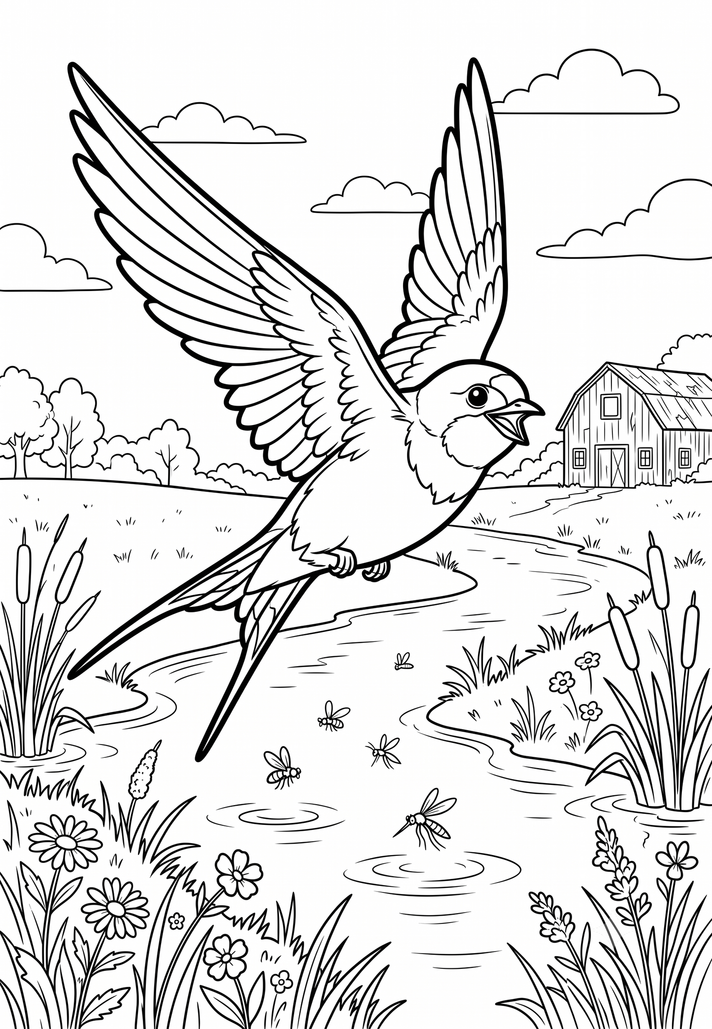 Céleste la Golondrina (Libro digital ilustrado para niños de 3 a 8 años)