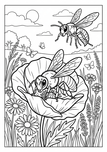 Mélie la Abeja (Libro digital ilustrado para niños de 3 a 8 años)