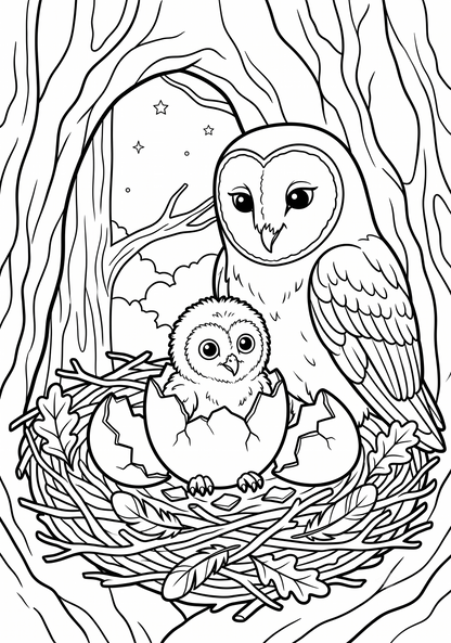 Blanche la Lechuza (Libro digital ilustrado para niños de 3 a 8 años)