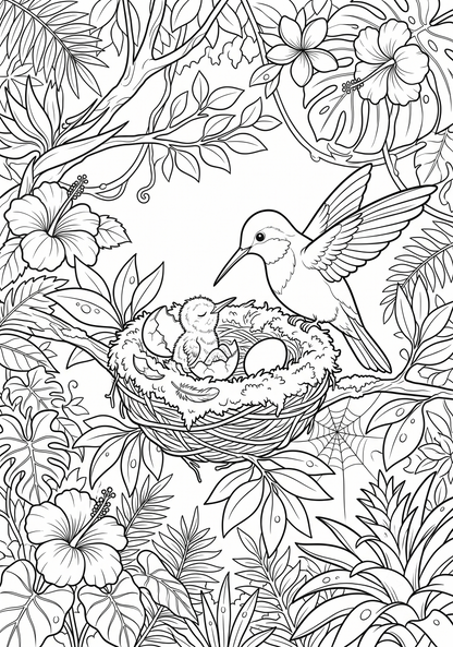 Zili el Colibrí (Libro digital ilustrado para niños de 3 a 8 años)
