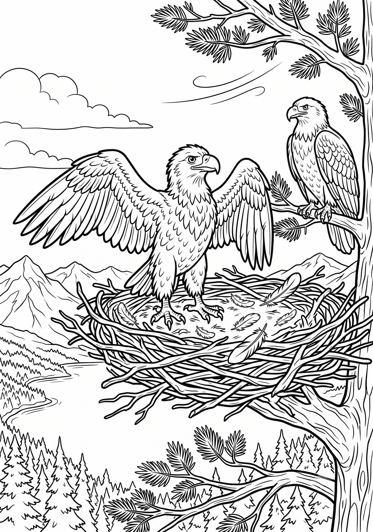 Skörn el Águila Pescadora (Libro digital ilustrado para niños de 3 a 8 años)