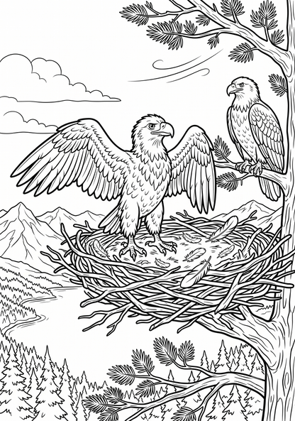 Skörn el Águila Pescadora (Libro digital ilustrado para niños de 3 a 8 años)