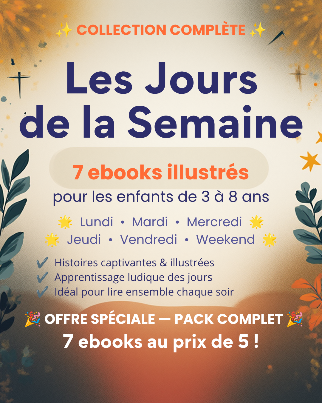 Pack Intégral : Les 7 jours de la semaine (Collection Complète)