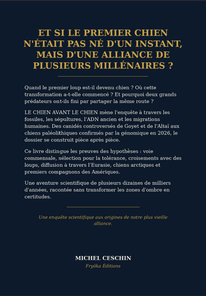 Le chien avant le chien