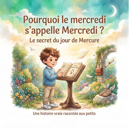 ¿Por qué el Mercredi se llama Mercredi? (Libro digital ilustrado para niños de 3 a 8 años)