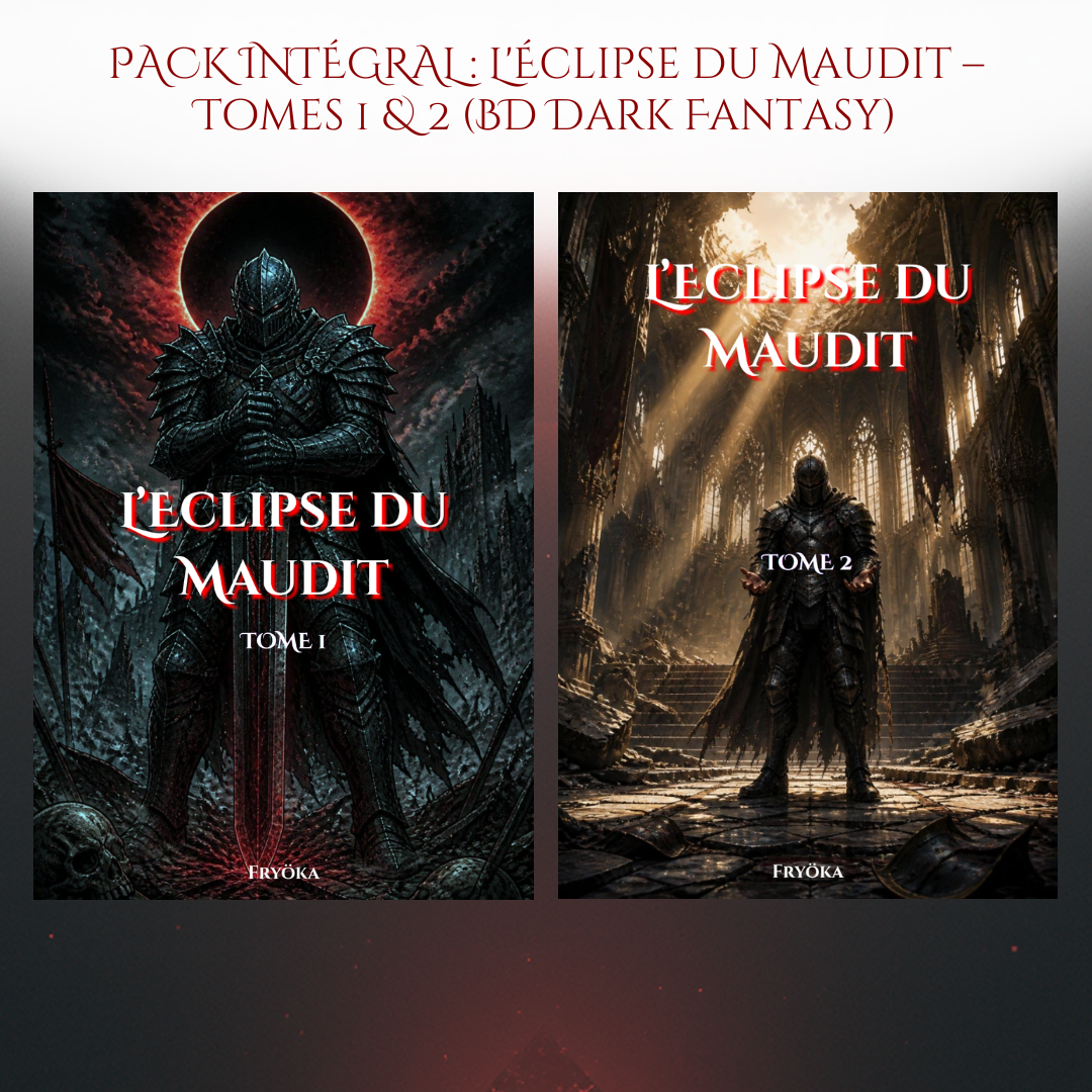 PACK INTÉGRAL : L'Éclipse du Maudit – Tomes 1 & 2 (BD Numérique Dark Fantasy)