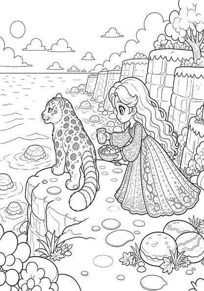 La Panthère des Neiges et La Princesse