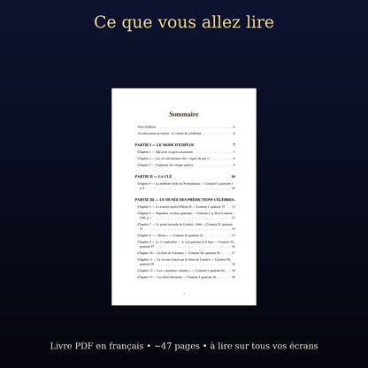 Nostradamus, Mot à Mot