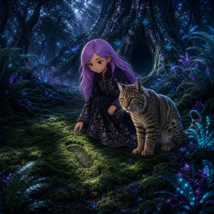 Princesse Mauvélis et Brumel le Chat Sauvage