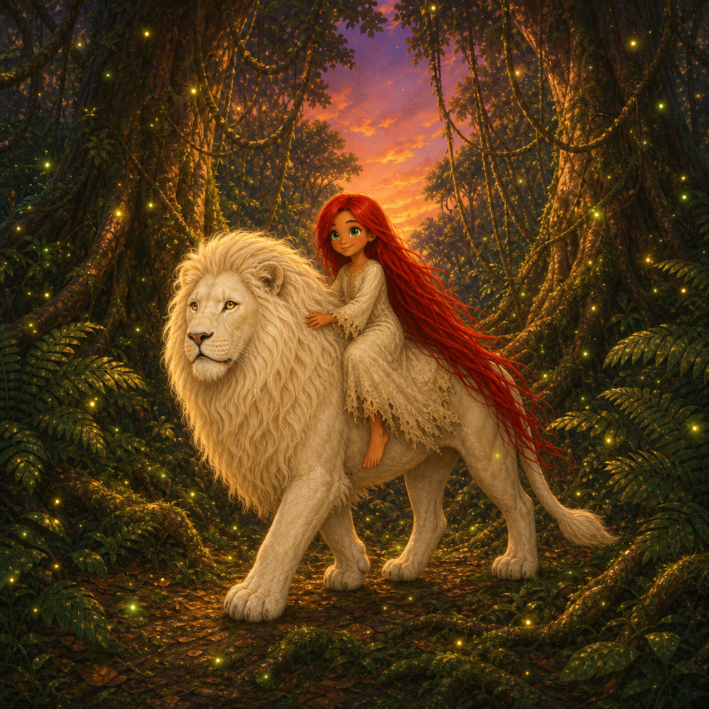 Le Lion Blanc et la Princesse