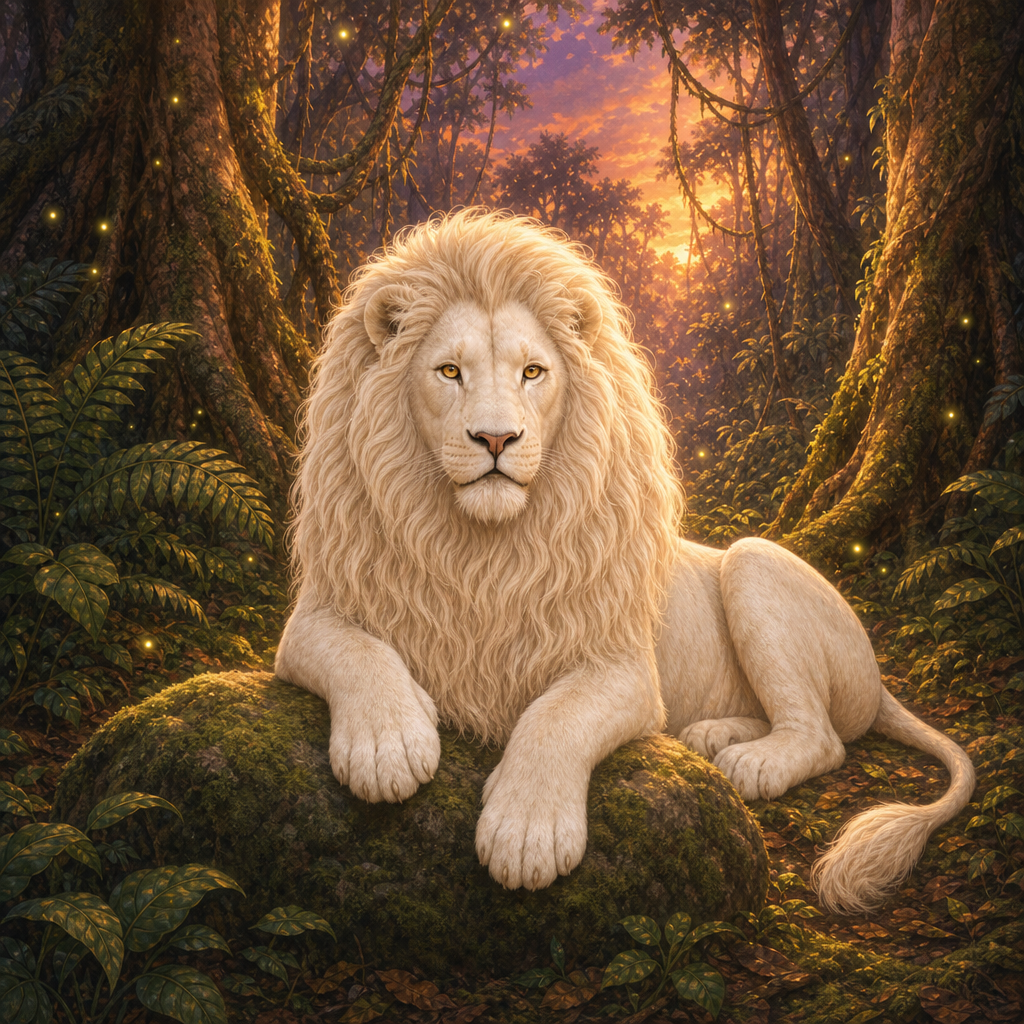 Le Lion Blanc et la Princesse