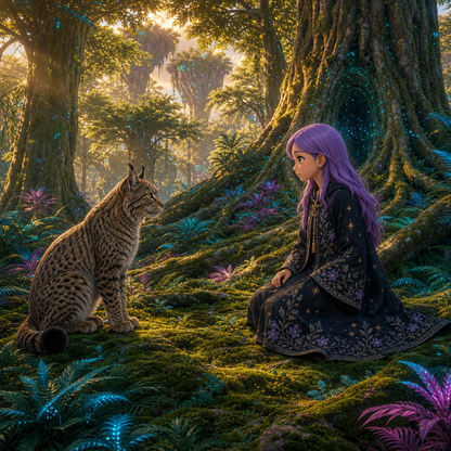 Princesse Mauvélis et Brumel le Chat Sauvage