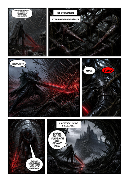 L'Éclipse du Maudit – Tome 1 (BD Numérique Dark Fantasy)
