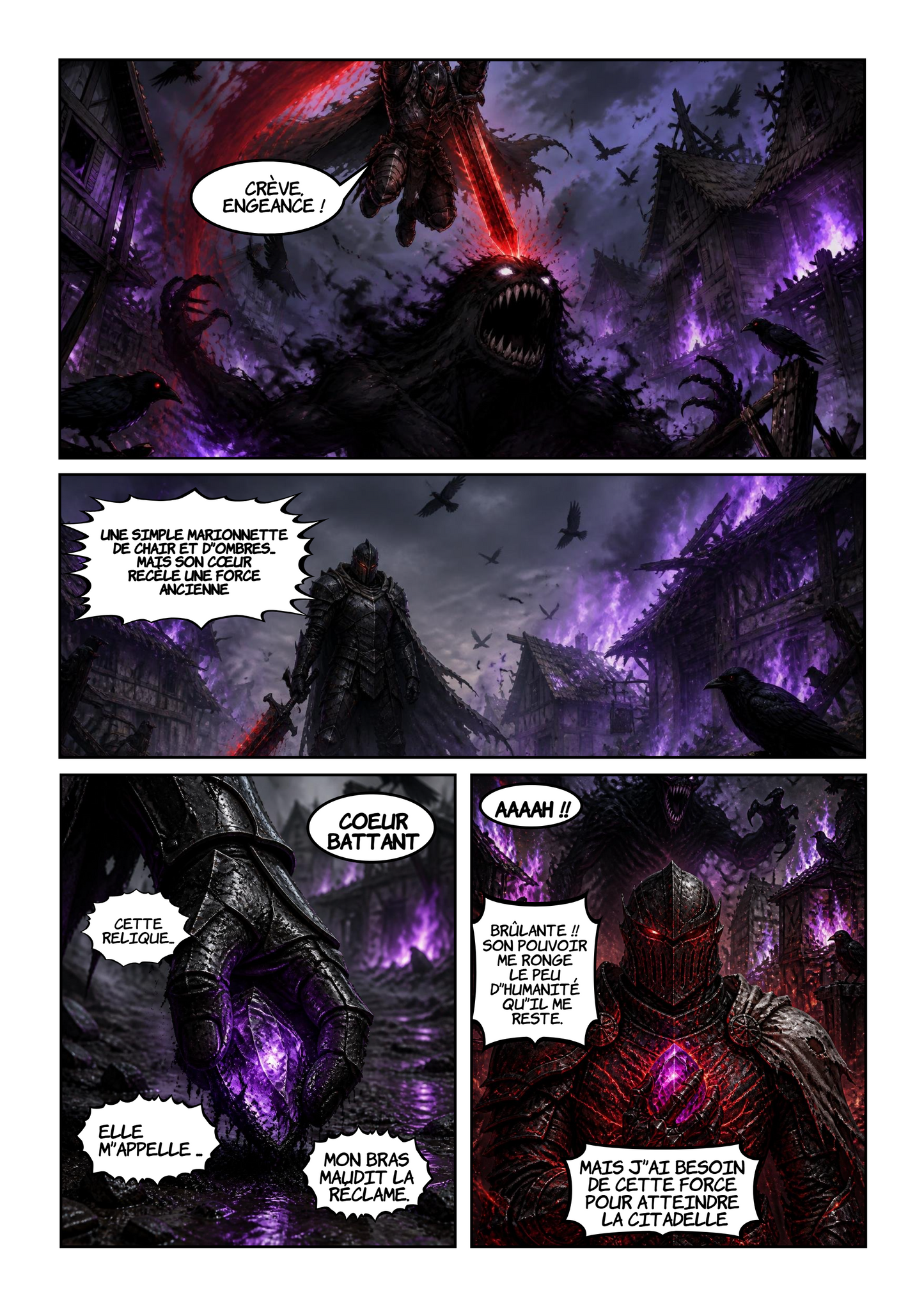 L'Éclipse du Maudit – Tome 1 (BD Numérique Dark Fantasy)