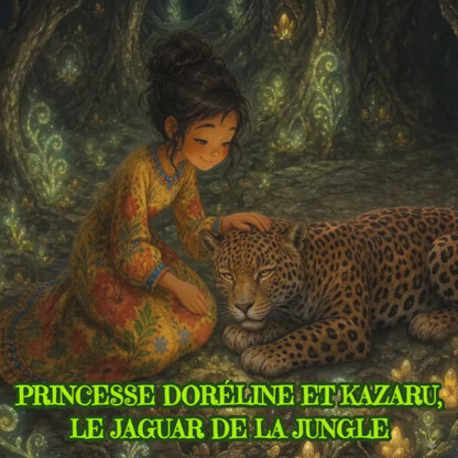 Princesse Doréline et Kazaru le Jaguar