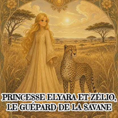 Princesse Elyara et Zélio le Guépard