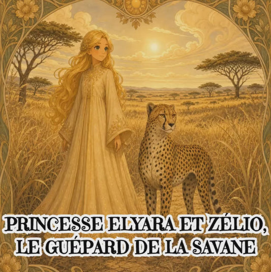 Princesse Elyara et Zélio le Guépard