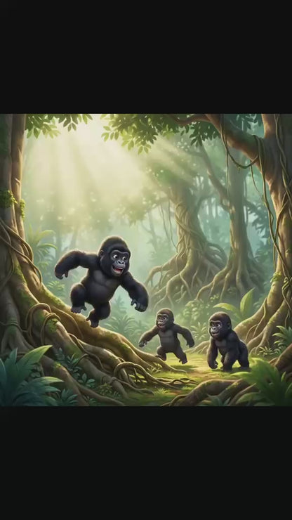 Makoï le Gorille : Une Vie au Cœur de la Grande Forêt