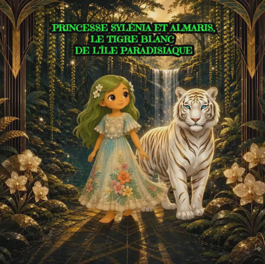 Princesse Sylénia et Almaris le Tigre Blanc